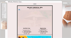 Desktop Screenshot of miladyspa.com